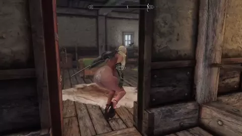 Nudist Thief is Disciplined by Guard Dog