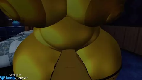Hyper toy chica pov facefuck