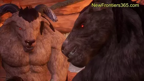 Harem Girls BRUTALLY FUCKED by Monster Cock Minotaurs