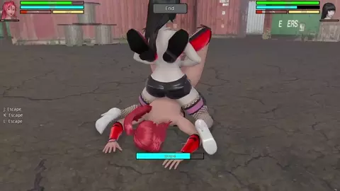 HR2 Storymatch 5 - Ellie getting absolutely demolished by her first sparring partner