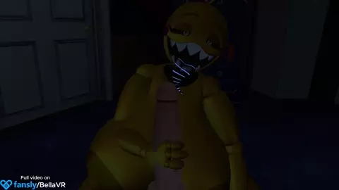 Hyper toy chica handjob