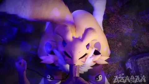 renamon blowjob