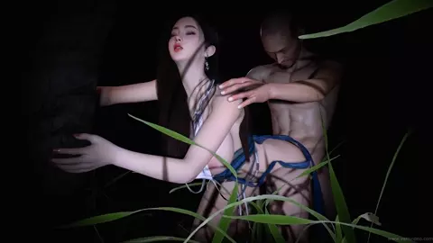 Mythical Goddess got Trapped in The Forest VAM 2K