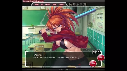 [Yankee Teacher] Azuma Kamimura H-Scene 01 (Taimanin Asagi Battle Arena ENG)