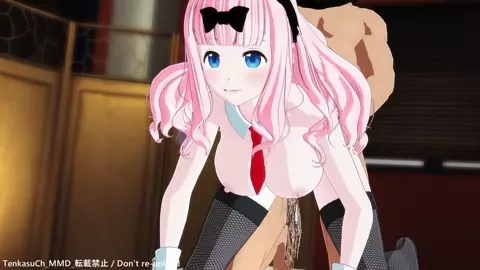 Chika Fujiwara - [Anime-style MMD] Is it a dog or a rabbit