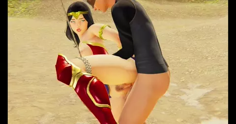 Wonder Woman Rope Anal