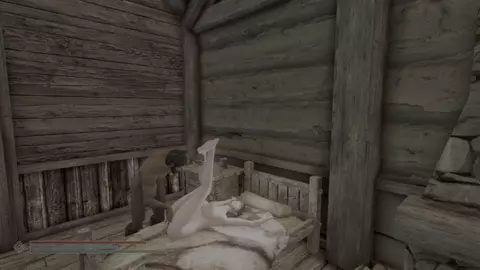 [skyrim dogma]attack the asleep girl