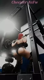 black widow helps him do cardio at the gym????