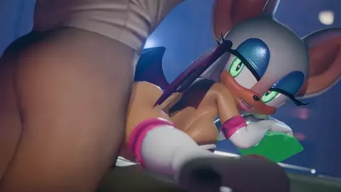 Rouge fucking at night