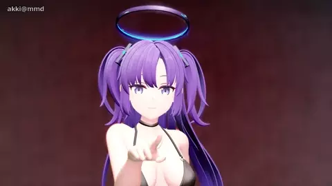 【Blue Archive/R18 MMD】Queencard Yuka