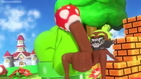 Piranha Plant Blows Inkling Boy Cock