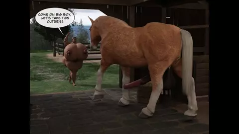 Keila and The Clydesdale (Renders Comic)
