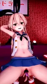 Shimakaze - Drotic Crouching Dance [MMD R18]