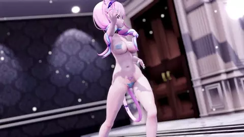 SEXDance Aqua-chan dancing in a micro bikini [ブラン]