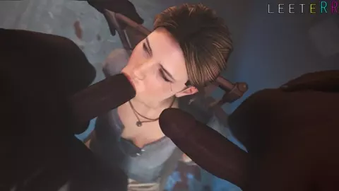 Lara croft captured (BLACKED)