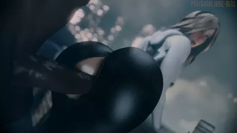 Gwen Stacy - Spider Girl [Blacked][Polished-Jade-Bell][4K]