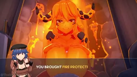 Magma Slime Girl [Sound effect/No VA][Anna Anon]