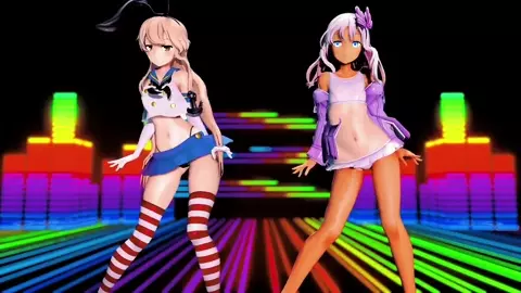 Shimakaze & Ro500 - Ghost Dance [MMD R18] GenesisMMD