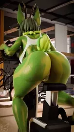 natsu on the bike