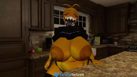 Heavy milk bags toy chica