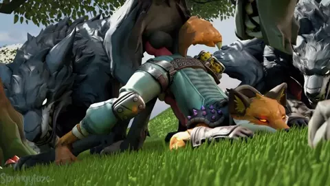 fennix gets fucked by wolves~