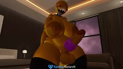Futanari Toy chica fucks fleshlight