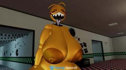 Toy chica bouncing boobs