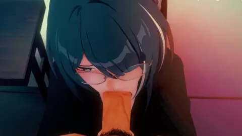 Raiden Bosenmori Mei: asshole! I'm working! Stop it!