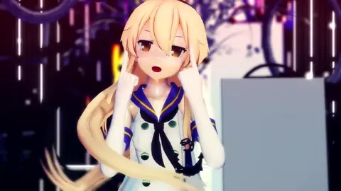 Shimakaze - ILLELLA [MMD R18] Hamselvish