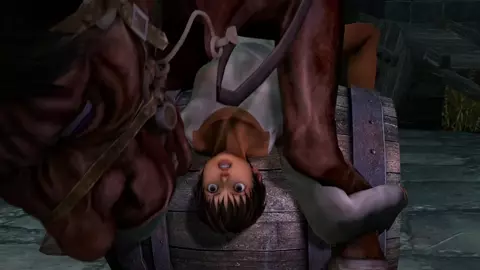 Casca gets raped by a horse