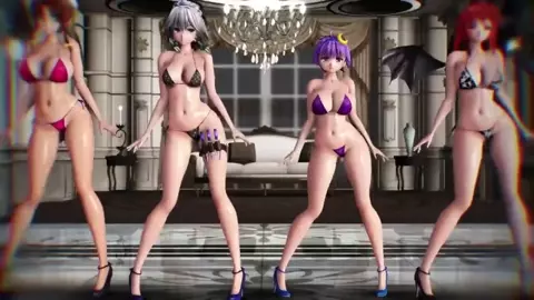 Touhou MMD Koumakan Ghost Dance