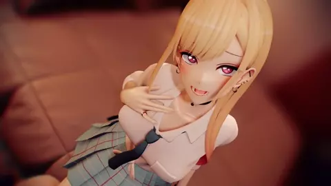 Kitagawa Marin Ahegao [Uncensored]