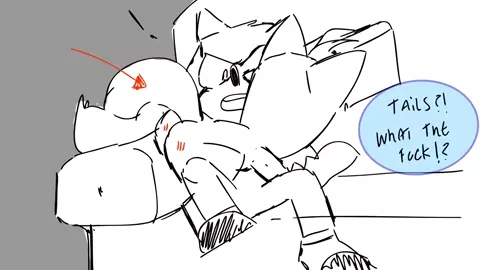 Tails and Sonic Enjoying Boredom [smommo]