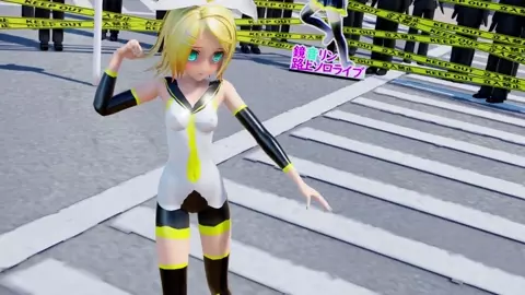 Kagamine Rin Body Paint - Girls