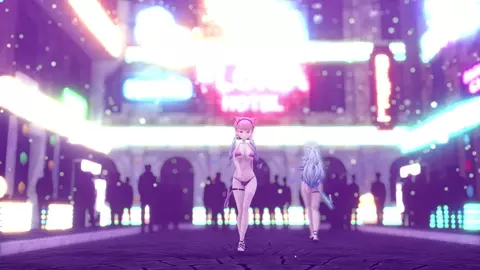 (Aqua & Lamy) SEXDance Guerrilla live performance on the street [ブラン]