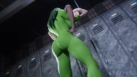 Caught by She-Hulk [Ulfsark3D]