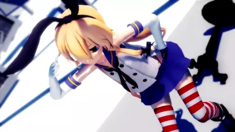 Shimakaze - Phone Number [MMD R15] Hamselvish