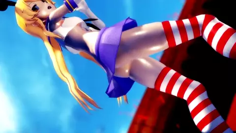 Shimakaze - Ring My Bell [MMD R18] Hamselvish
