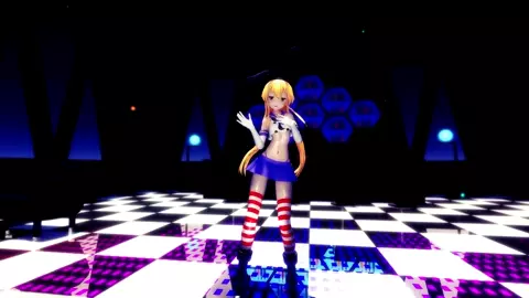 Shimakaze - Touch my body [MMD R15] Hamselvish