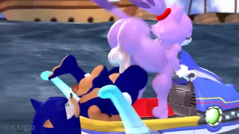 Blaze Riding in Jet ski
