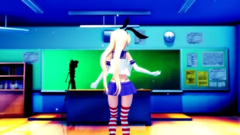 Shimakaze - IDOL [MMD R15] Hamselvish