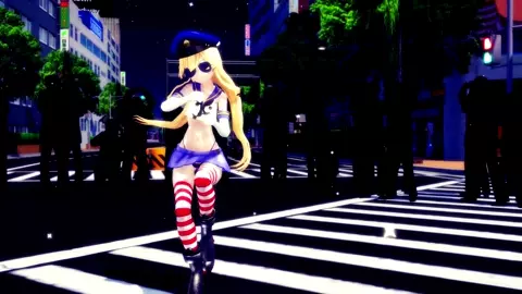 Shimakaze - BAAM [MMD R15] Hamselvish