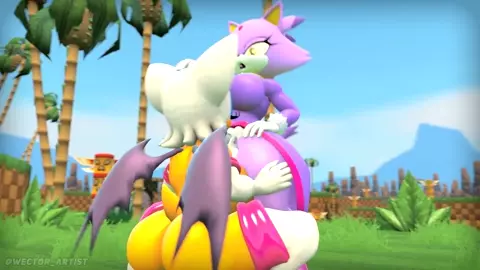 Rouge blowjob Blaze