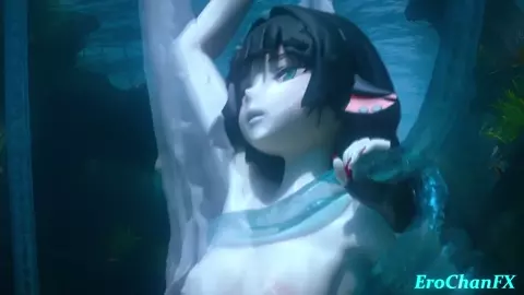 Jane Doe underwater tentacles & egg insertion