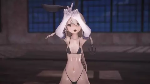 Shimakaze - Hopefully a happy ending [MMD R18] Popipapi