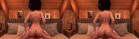 Aunt Cass - Only One Bed - VR
