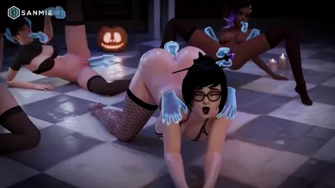 Overwatch Halloween Orgy
