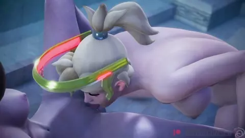 D.Va & Mercy Lesbian