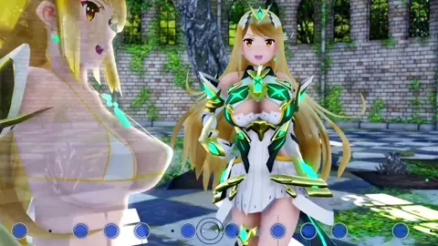 [Fap Hero EX] (MMD) KILLER B -  / - Pyra, Mythra, Nia