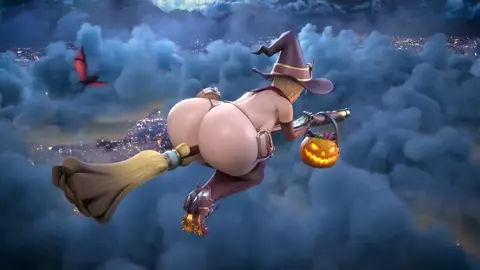 Mercy is late for Halloween